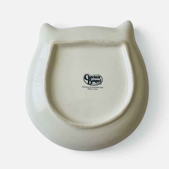 Owl Shaped Ceramic Plate - Picture 5 of 6